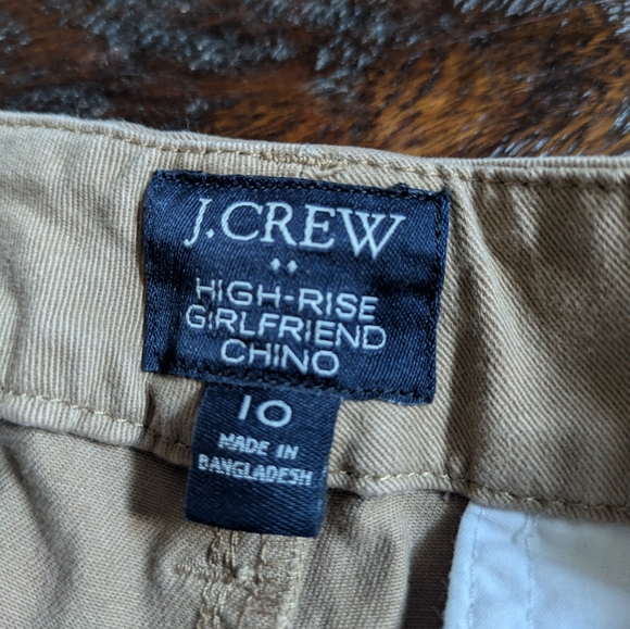 J. Crew high-rise girlfriend chino pants - Picture 3 of 6